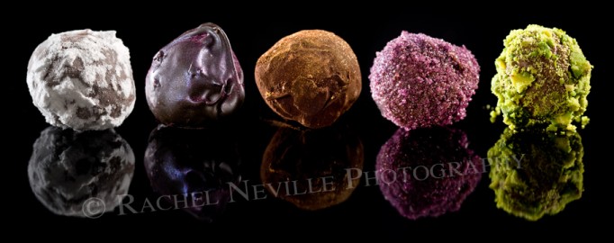 Xocolatti Dusted Chocolates shot by Rachel Neville Photography