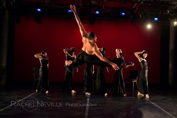 male dancer jumping back exposed latin choreographers festival photo rachel neville