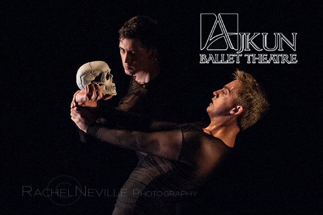 hamlet skull ballet performance photography by rachel neville