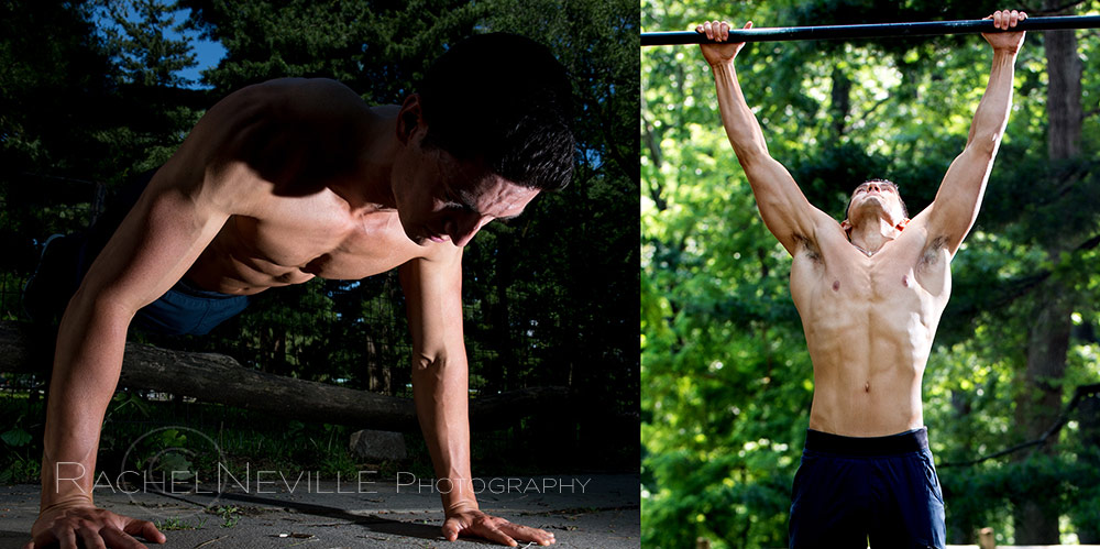 outdoor pushups mens fitness photo shoot rachel neville fitness photography