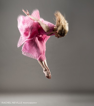pink gray dance photo rachel neville