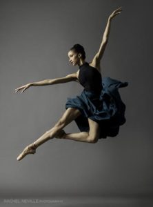 dancer jumping green skirt Courtney Lavine ABT photo shoot Rachel Neville dance photographer
