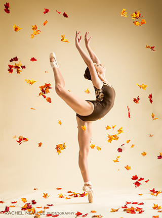 props for dance photo leaves